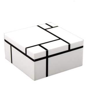 Boîte de rangement pour bijoux en os incrusté faite à la main, décoration d'intérieur artisanale - Product Image 2