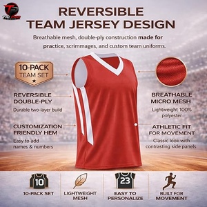 Camiseta de Baloncesto con Cuello en V y Logotipo Personalizado para Hombre, Chaleco Deportivo sin Mangas, Secado Rápido, Transpirable, Uniforme de Entrenamiento de Equipo - Product Image 6