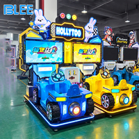 Machine de jeu d'arcade de course pour 2 joueurs, simulateur de course automobile à grande vitesse pour aire de jeux intérieure, parc d'attractions FEC