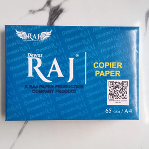 Papel para copiadora tamaño A4, 65 GSM, para informes de negocios, presentaciones y proyectos de impresión, de proveedor indio. - Product Image 1