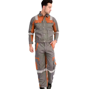 Gariox Apparel <b>Waterproof</b> Hi Vis Reflective Safety Coverall ANSI Class 2 EN ISO 20471 Industrial Construction Jumpsuit OEM - Product Image 4