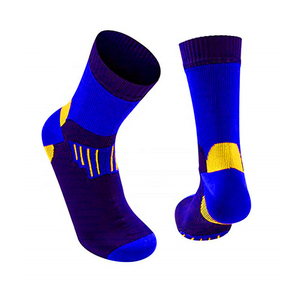 <b>Men's</b> Blue Purple <b>Yellow</b> Athletic <b>Socks</b> Knitted Breathable Sports <b>Socks</b> Summer Regular Fit Spandex Polyester Material Custom fit - Product Image 3