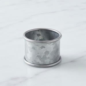 Galvanized <b>Napkin</b> Rings Holders <b>Silver</b> Metal Stainless Steel Suitable For Table Decoration Kitchenware Items - Product Image 2
