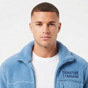 Veste en polaire sherpa pour homme, col rabattu, fermeture éclair, poche avant, manteau polaire, vêtements d'extérieur décontractés pour homme, veste polaire sherpa pour homme - Product Image 6