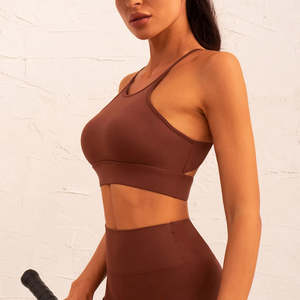 Conjunto Deportivo OEM de Diseño Nuevo y Personalizado, Bra y Shorts Atléticos, Ropa Deportiva de Moda para Entrenamiento, Fitness, Yoga, con Efecto Push-Up - Product Image 6