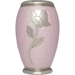 Urne funéraire élégante en laiton pour cendres humaines adultes, haute qualité, blanc et argent, urne commémorative artisanale, design traditionnel - Product Image 6