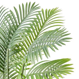 Palma Artificiale di Olio d'Oliva Dorata Alta 6,5 Piedi in PE, Pianta Finta con Protezione Anti-Ribaltamento, Bassa Manutenzione, Aspetto Realistico - Product Image 1