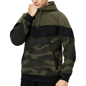 Sudadera con Capucha Camuflada para Hombre, Mezcla de Algodón y Poliéster, Diseño de Cazador de Patos, Capucha con Cordón Ajustable, Bolsillo Frontal, Estilo Casual - Product Image 2