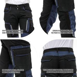 Pantalon de travail cargo ZEE SULEHRI pour hommes, certifié CE, multi-poches, utilitaire, respirant, imperméable, coupe-vent, résistant aux perforations - Product Image 6