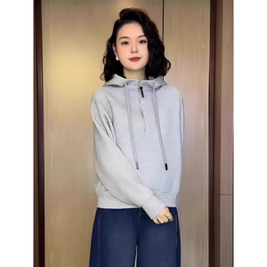 Sweat-shirt à capuche surdimensionné avec masque pour les yeux intégré, sweat-shirt à capuche unisexe en polaire doux pour femmes, sweat-shirt décontracté - Product Image 4