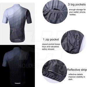 Maillot de cyclisme haut de gamme, respirant, en maille, design flexible, pour utilisation en extérieur - Product Image 5