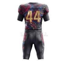 Uniforme de football américain au design moderne, respirant, en polyester, vêtements de sport élégants, parfaits pour les équipes et les clubs de football, entraînement