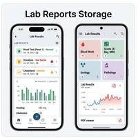 Aplicación Móvil Híbrida RC INTERNATIONAL Enterprise para Historiales Médicos, Almacenamiento de Informes Médicos, Seguimiento de Prescripciones, Compatible con Android
