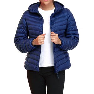 Latest Design Women's Puffer Jacket High Quality Custom Made Logo Design <b>Zipper</b> Puffer Jackets For Women - Product Image 1