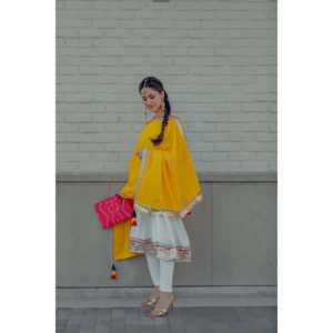 Conjunto de Traje de Rayón Blanco para Mujer, Talla XS - Product Image 4