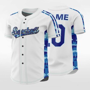 Men's Custom Sublimated Baseball Jersey Full Print Breathable High Quality Digital Printed Athletic Wear for USA - Product Image 1