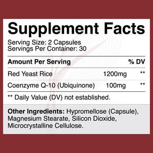 Complément alimentaire pour le soutien cardiaque OEM/ODM pour la santé cardiaque, les triglycérides, l'homocystéine avec du riz rouge fermenté et du coenzyme Q10 - Product Image 6