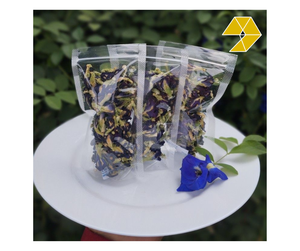 Dried Butterfly Pea Flower Butterfly Pea Flower Natural Herbal Tea Blue Butterfly Pea Flower Vietnam Bulk Supplier 50g <b>Zip</b> <b>Bag</b> - Product Image 1