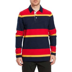 Camiseta de Rugby Personalizada de Algodón Estampado Sólido con Logotipo Frontal, Ecológica y de Manga Larga - Product Image 2