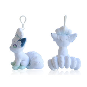 Porte-clés en peluche officiel Pokémon Alolan Vulpix 13 cm - Product Image 3