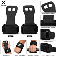 Agarraderas Personalizadas para Levantamiento de Pesas, Agarraderas Ajustables para Gimnasio, Agarraderas Resistentes para Entrenamiento, Material PU Transpirable para Fitness