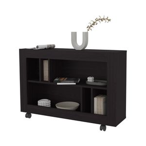 Consolle Open Storage in Melaminico Wengue: Tavolo Consolle Unico ed Elegante - Product Image 4