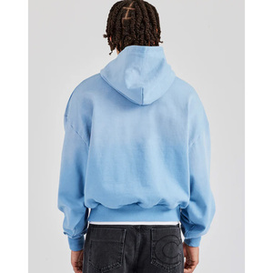 Premium Oversized <b>Zip</b> Hoodie Manufacturer Custom Blank Washed <b>Hooded</b> Sweatshirt For Clothing Brands - Product Image 4