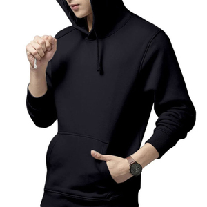 <b>Lightweight</b> <b>Hoodie</b> With Ribbed Cuffs Warm Pullover <b>Hoodie</b> For Chilly Days Street Style Oversized <b>Hoodie</b> With Clean Design - Product Image 1