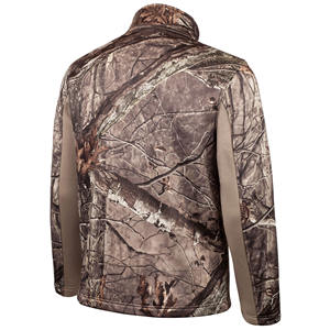 Chaqueta de caza con puños ajustables y capucha para protección contra el frío, ligera, de camuflaje, para hombre. - Product Image 1