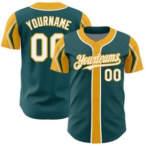 Camiseta de Béisbol de Malla de Poliéster Transpirable de Alta Calidad al por Mayor, Talla Grande, Secado Rápido, Servicio OEM, Impresión de Logotipo Personalizado - Product Image 1