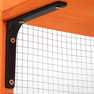 Arancione in legno per gatti con 6 piattaforme per saltare 2 condomini per gatti che graffiano gatto ponte mobili per animali domestici - Product Image 6