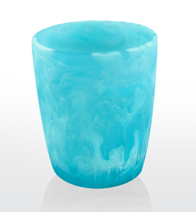 Gobelet réutilisable en résine à motif marbre moderne avec poignées latérales pour fêtes, bar à domicile, cadeaux, hôtels - Product Image 6