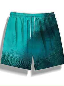 Shorts de plage pour hommes de haute qualité, séchage rapide, respirants, extensibles, pour la natation, vêtements d'été, tissu 100% polyester, vêtements décontractés, vente en gros - Product Image 4