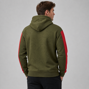 Sweat-shirt à capuche léger pour homme avec poignets côtelés, idéal pour le sport, le streetwear et le confort quotidien, avec options OEM/ODM - Product Image 5