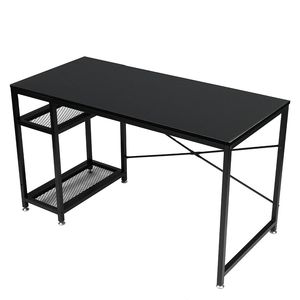 Scrivania Moderna Nera Convertibile per Gaming e PC con Libreria per Ufficio Domestico - Product Image 2