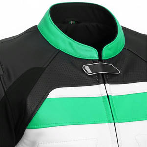 Protective Breathable Printed Customizable Unisex Motorbike Jacket Cowhide Leather High Quality Comfortable Enhanced Safety Full - Product Image 5