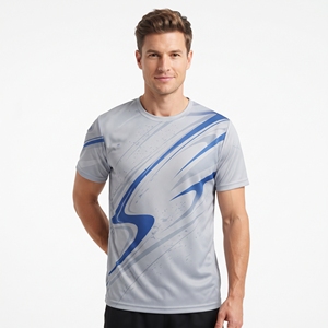Men's Custom Sublimation Sports T <b>Shirt</b> All Over Print Breathable <b>Geometric</b> Pattern Athletic Training Tee Polyester Performance - Product Image 1