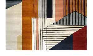 Alfombras de Lana Fina 100% Hechas a Mano, Alfombras con Diseño Floral y Corte en Bucle para Sala de Estar/Habitación Infantil, Alfombras de Estilo Moderno - Product Image 3