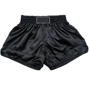 Men's Muay Thai Training Shorts <b>100</b>% Silk <b>Polyester</b> Front Logo Heat-Transfer Printing Breathable Customizable OEM Service - Product Image 4