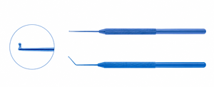 Manipulador de Lentes Lester con Recubrimiento de Titanio Azul, Instrumento Quirúrgico Oftálmico para Manipulación Precisa de Lentes - Product Image 2