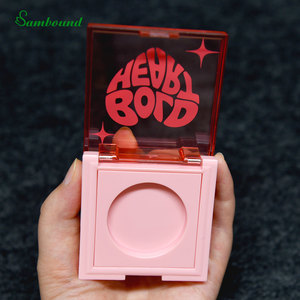 Bandeja Vacía para Contorno e Iluminador al por Mayor, Material PET Ecológico PCR, Envase de Maquillaje, Caja de Muestra de Colorete de 3.3ml con Espejo - Product Image 6