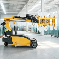 Robot de vitrage à commande à distance, machine électrique de succion de verre par aspiration pour murs-rideaux de bâtiments
