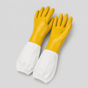 Gants de travail enduits de PVC alliant mobilité confortable des mains, protection durable et adhérence améliorée pour les tâches industrielles générales - Product Image 1