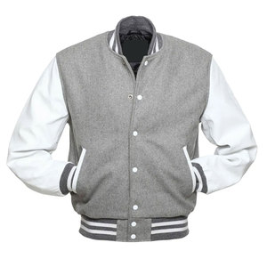 High Quality Custom <b>Winter</b> Varsity <b>Jacket</b> with Premium Chenille Embroidery Genuine <b>Leather</b> Sleeves Windproof Warm Durable - Product Image 5
