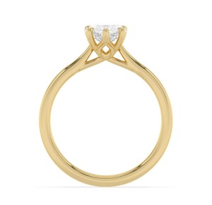 Bague de fiançailles luxueuse en or rose 10K avec diamant de laboratoire taille marquise 2.00 CTW - Product Image 6