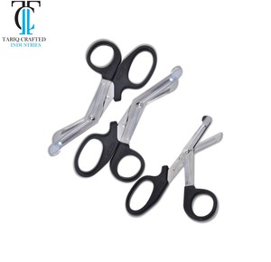 Ciseaux infirmiers en acier inoxydable pour couper les pansements médicaux, certifiés CE, classe I, norme ISO, TARIQ CRAFTED INDUSTRIES - Product Image 5