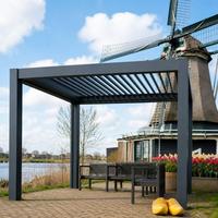 Kit de pergola extérieure 4x4, écran d'intimité extérieur, paravent, gazebo pop-up, parois latérales, gazebo pliable pour cour et terrasse