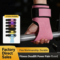 Poignées de musculation en microfibre avec support pour les poignets - Sangles antidérapantes pour soulevé de terre, tractions, développé couché, fitness en salle de sport