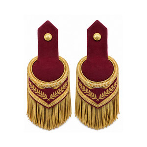 Wholesale Rate Professional Embroidery Epaulettes Decorative Shoulder Accessories Custom Made Wholesale - Product Image 1