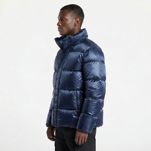 Men's Long Hooded Puffer <b>Jacket</b> Summer Quilted Padded Warm Windproof Waterproof Casual Outdoor Front Logo Custom OEM Wholesale - Product Image 4